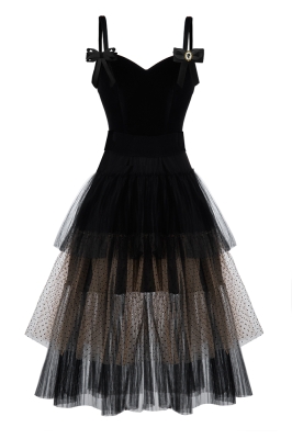 Платье "Рошем" черное