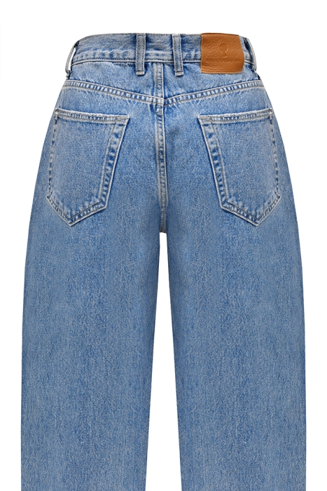 Джинсы "Версаль" голубые, высокая талия