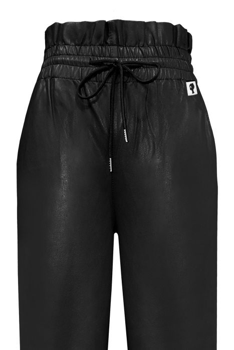 Брюки "Фредерик" черные, эко-кожа