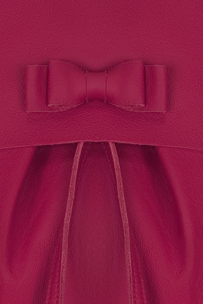 Рюкзак розовый кожа