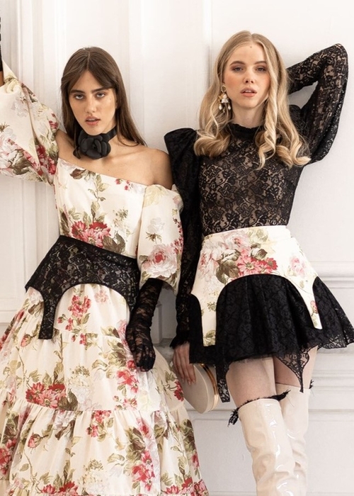 Платье "Дженнер" черное, кружево, мини + подъюбник