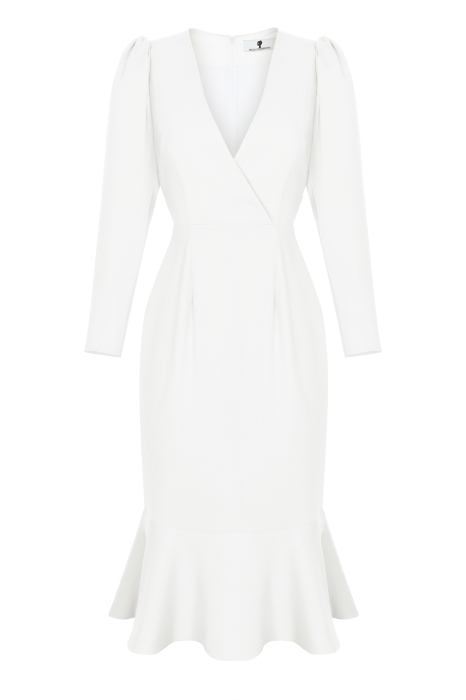 Платье "Трамп" молочное