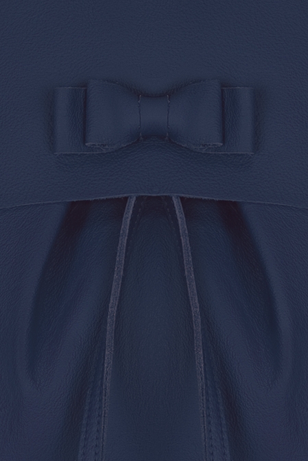 Рюкзак синий кожа