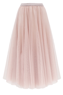 Юбка - пачка "Идлен" пудровая (нежно-розовая), фатин (85 см), пышная