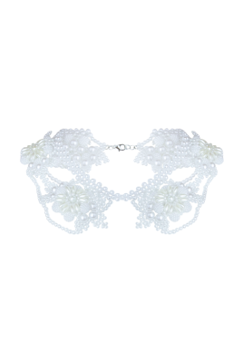 Воротник ручной работы "Жемчуг"