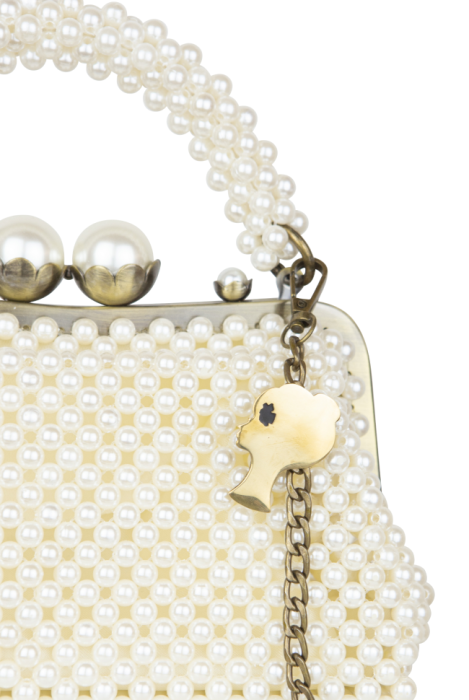 Клатч-сумка-ридикюль ручная работа, жемчуг