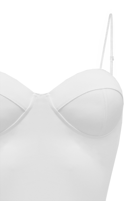 Топ - корсет "стрейч" белый