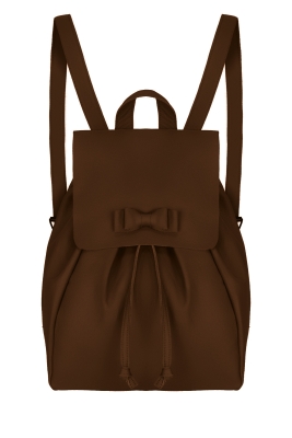 Рюкзак темно-коричневый кожа