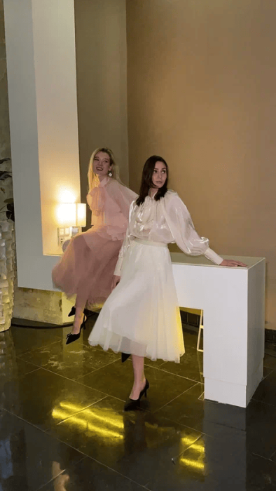 Юбка - пачка "Идлен" молочная, фатин (85 см), пышная