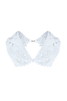 Воротник ручной работы "Жемчуг"