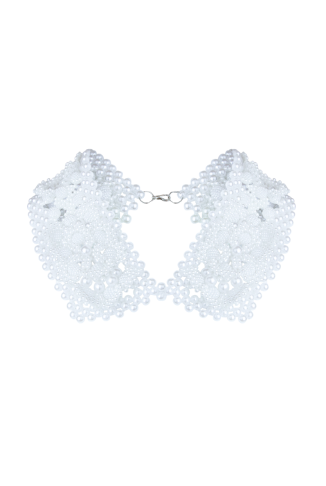 Воротник ручной работы "Жемчуг"