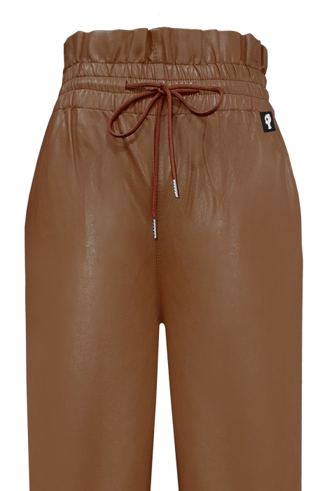 Брюки "Фредерик" бежевые, эко-кожа