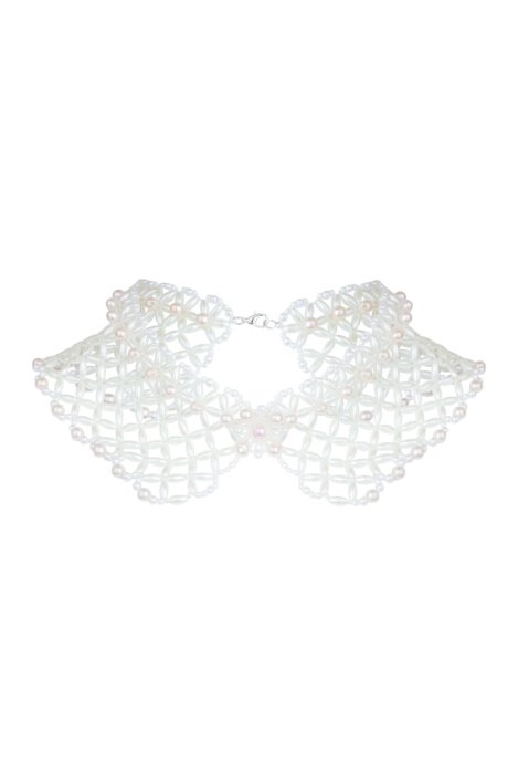 Воротник ручной работы "Жемчуг"