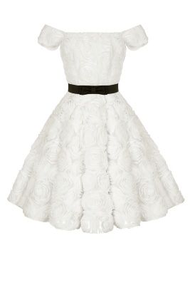 Платье "Эстер" миди, молочное