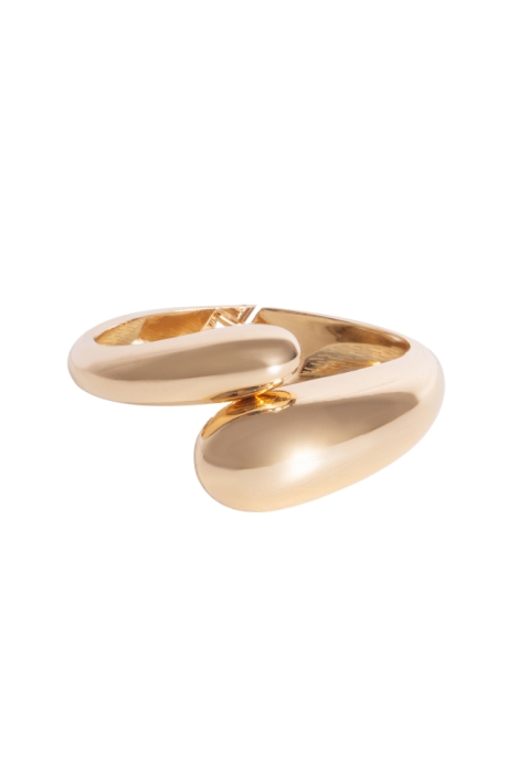 Браслет золотистый, массивный, раскладной