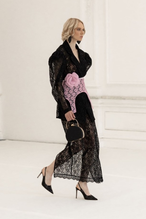 Юбка "Кенли" черная, кружево