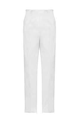 Лосины "Рикки" молочные, эко-кожа