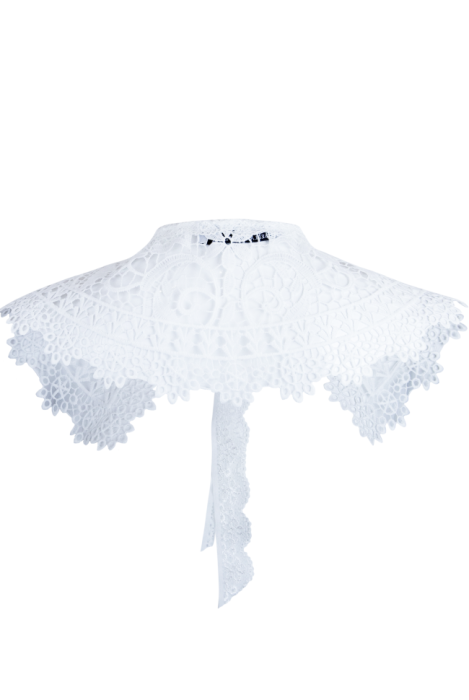 Воротник белый, кружевной, накладной