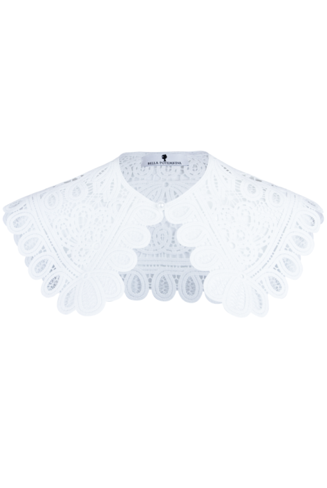 Воротник белый, кружевной, накладной