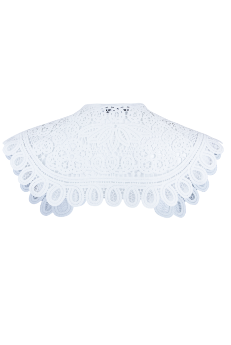 Воротник белый, кружевной, накладной