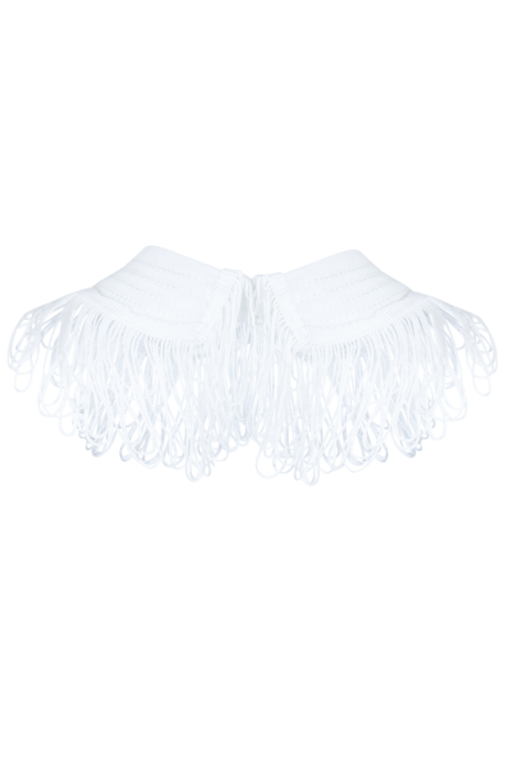 Воротник белый, кружевной, накладной