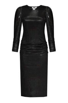 Платье "Шерон" черное, голограмма