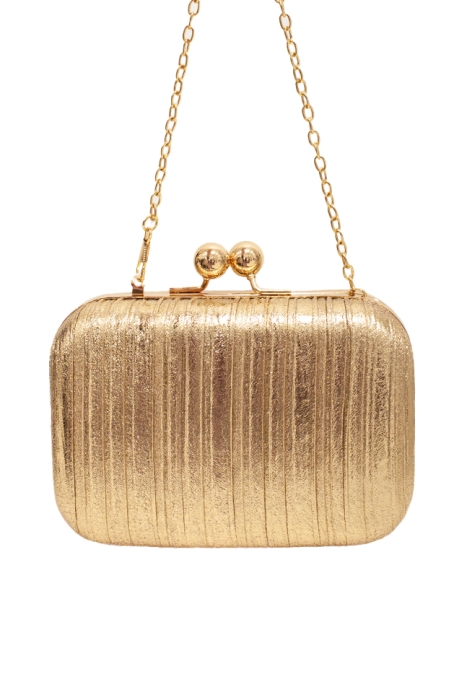 Сумка "клатч" золотистый, прямоугольный