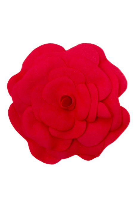 Брошь - чокер "Камелия" красная