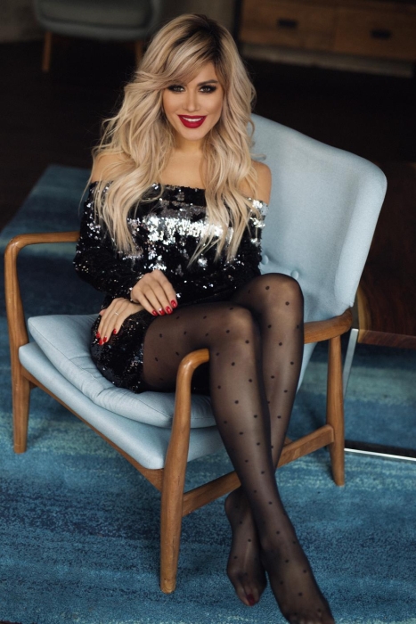 Платье "Фэнси" черно - серебристое, пайетки