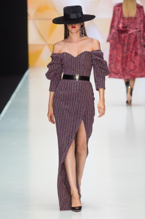 Платье "Эльзи", фиолетовое, плиссе 