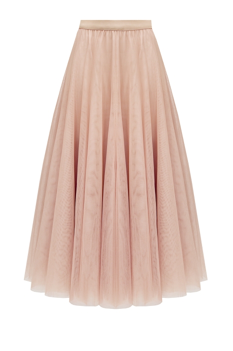 Юбка - пачка "Идлен" нюдовая, фатин, пышная (85 см)