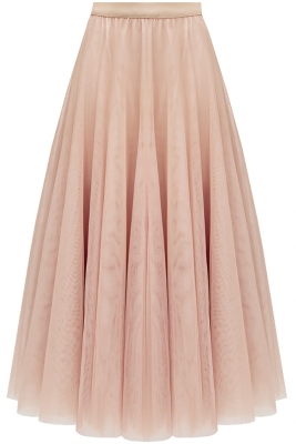 Юбка - пачка "Идлен" нюдовая, фатин, пышная (85 см)