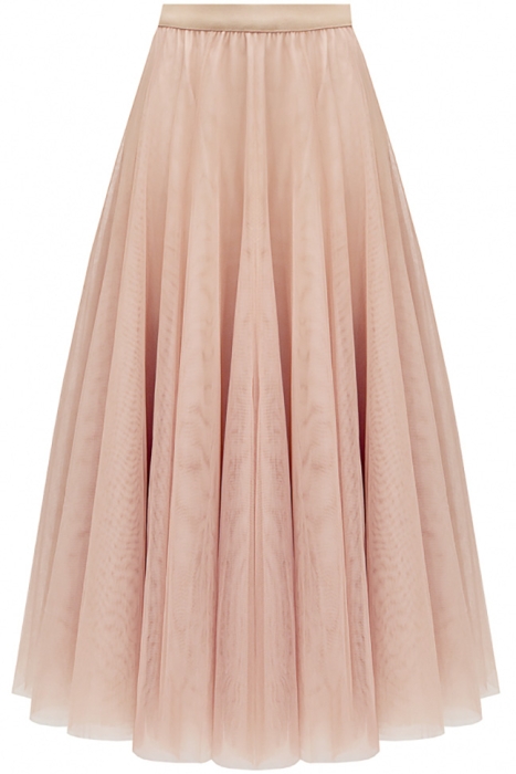 Юбка - пачка "Идлен" нюдовая, фатин, пышная (85 см)