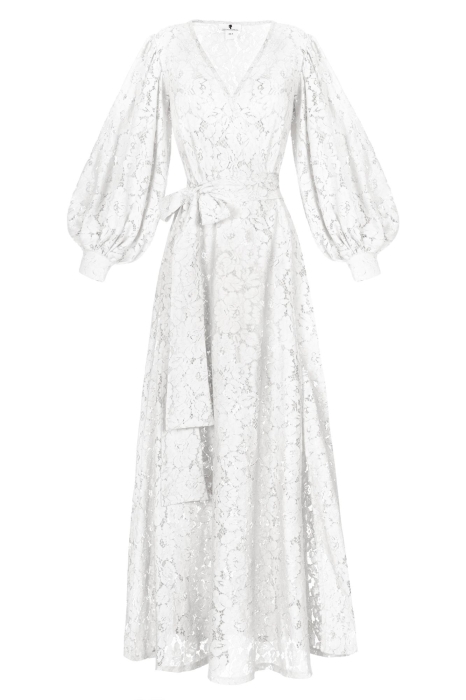 Платье "Оливия" молочное, кружево