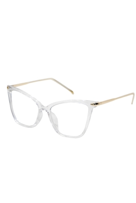 Очки "Бабочка" прозрачные, золотистые дужки