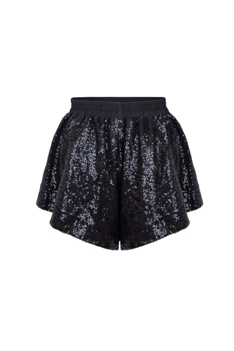 Шорты черные, пайетки